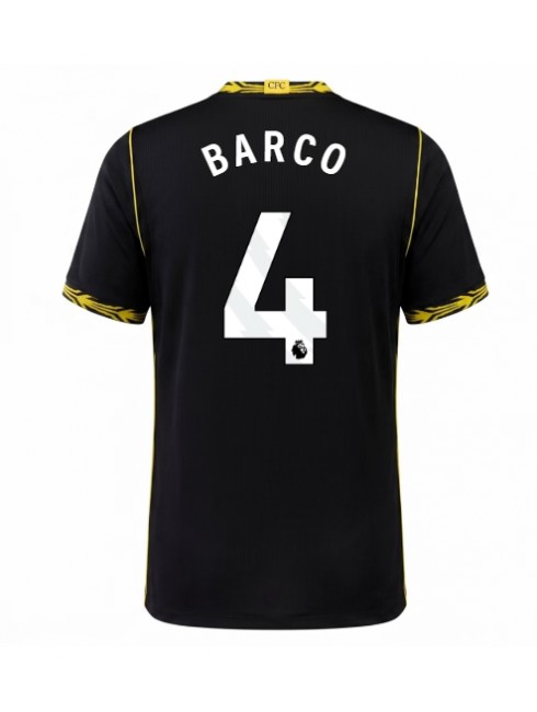 Chelsea Valentin Barco #4 Replika Borta Kläder 2026-27 Kortärmad Chelsea Valentin Barco #4 Replika Borta Kläder 2026-27 Kortärmad